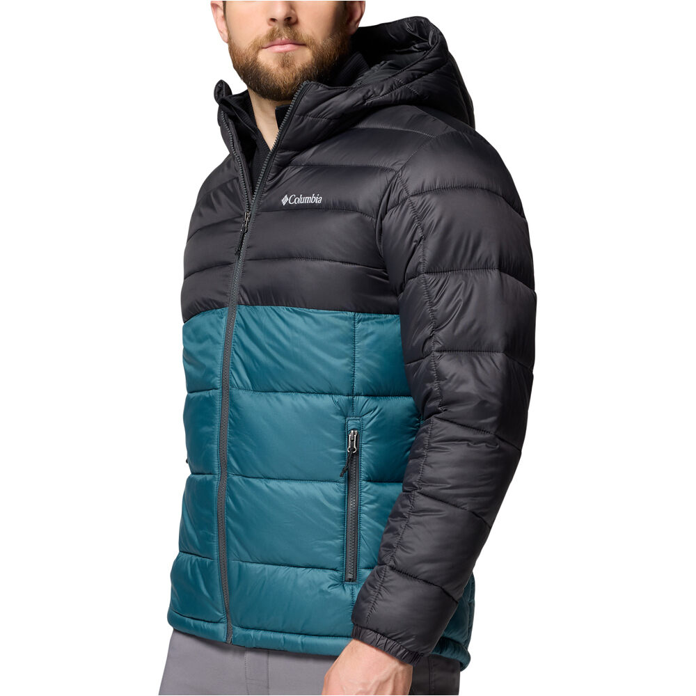 Columbia chaqueta outdoor hombre _3_Buck Butte  II Insulated Hooded Jacket vista detalle