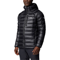 Columbia chaqueta outdoor hombre Arctic Crest Down Hooded Jacket vista detalle