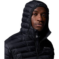 Columbia chaqueta outdoor hombre Corelite Down Hooded Jacket vista detalle