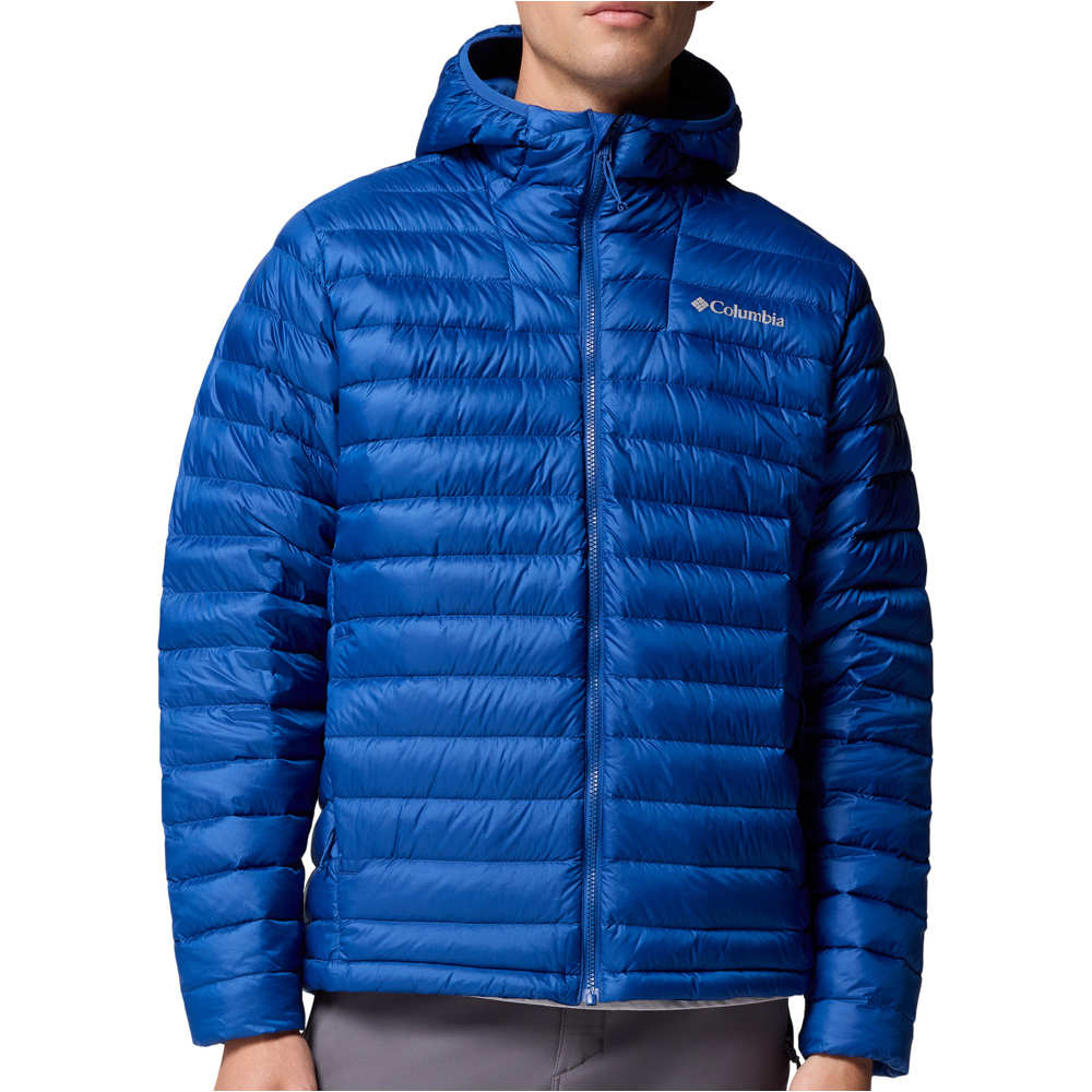 Columbia chaqueta outdoor hombre Corelite Down Hooded Jacket vista frontal