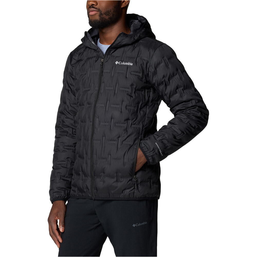 Columbia chaqueta outdoor hombre Delta Ridge II Down Hooded Jacket vista detalle