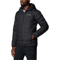 Columbia chaqueta outdoor hombre Delta Ridge II Down Hooded Jacket vista detalle