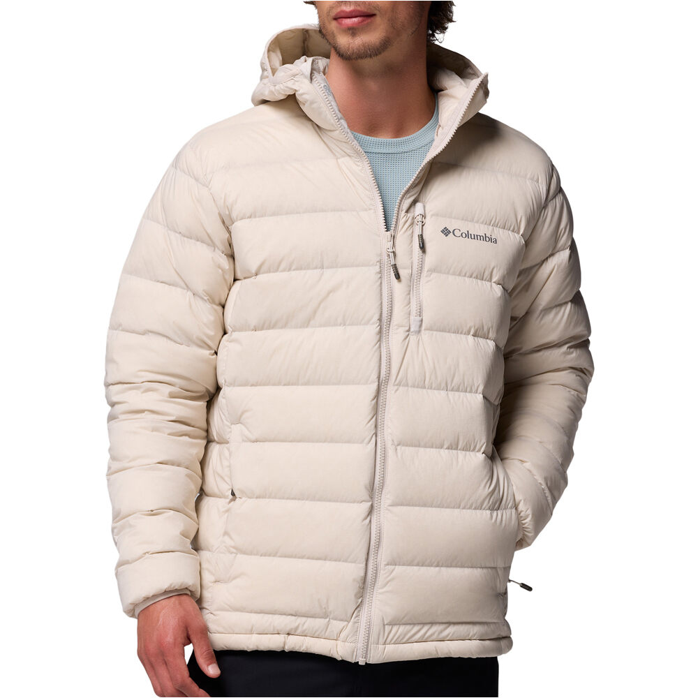 Columbia chaqueta outdoor hombre Drift Peak   Stretch Down Hooded Jacket vista frontal