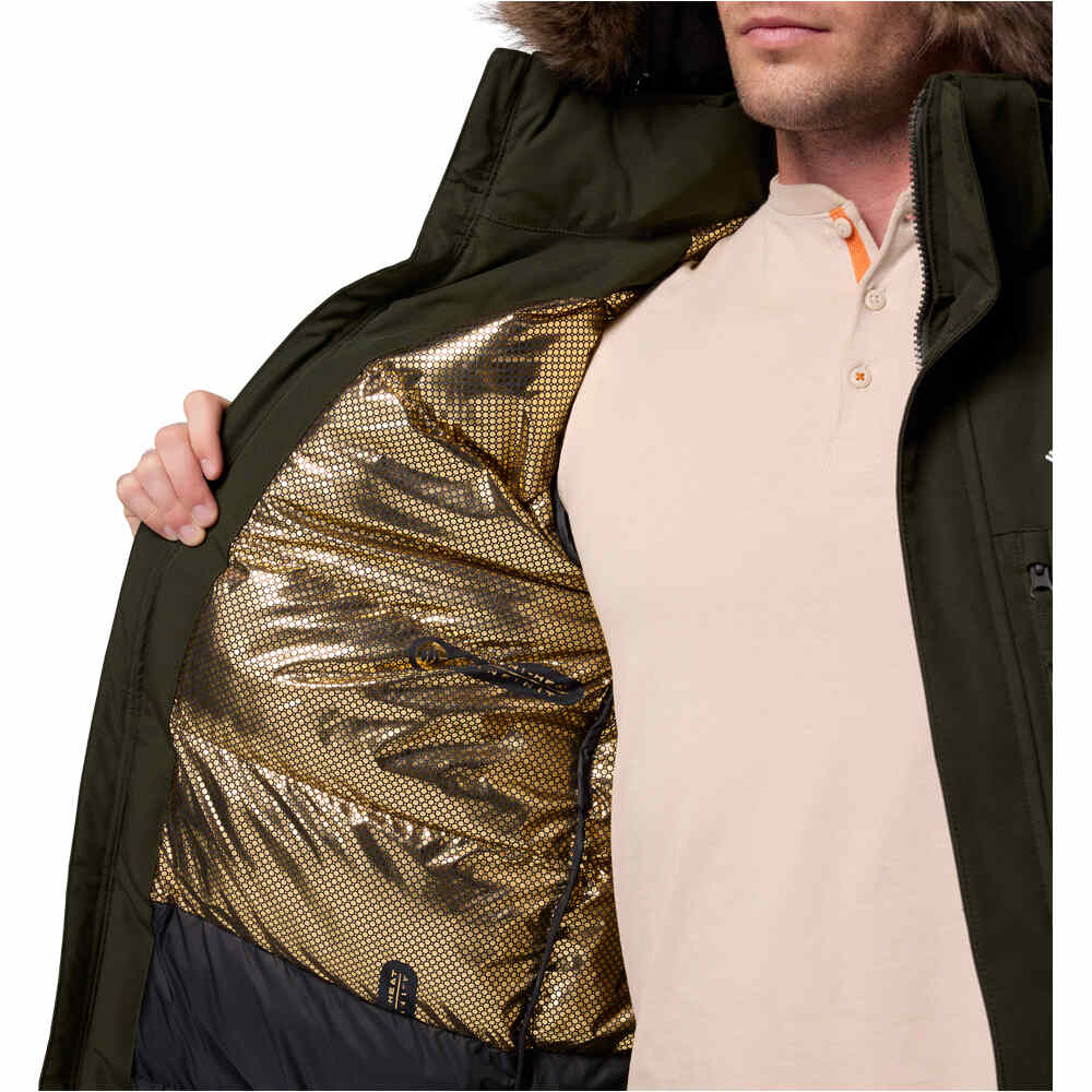 Columbia chaqueta outdoor hombre Marquam Peak Fusion II Parka vista detalle