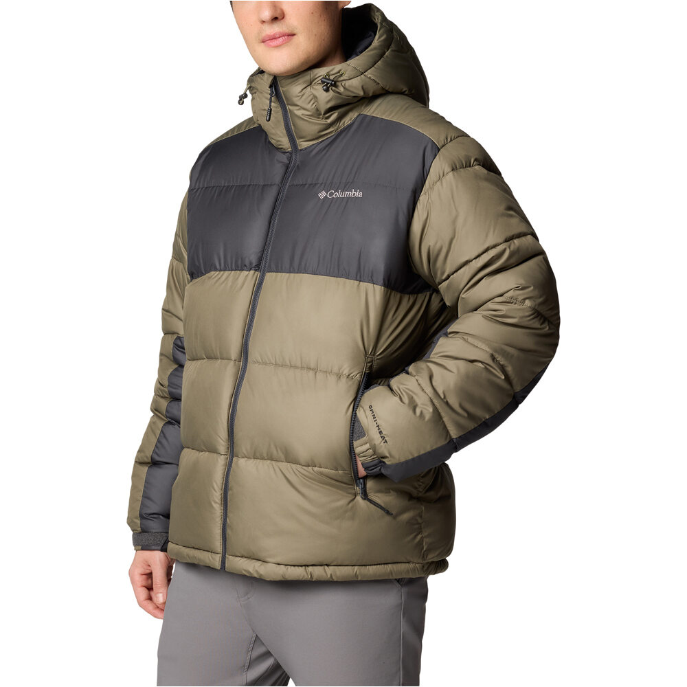 Columbia chaqueta outdoor hombre Pike Lake II Hooded Jacket vista detalle