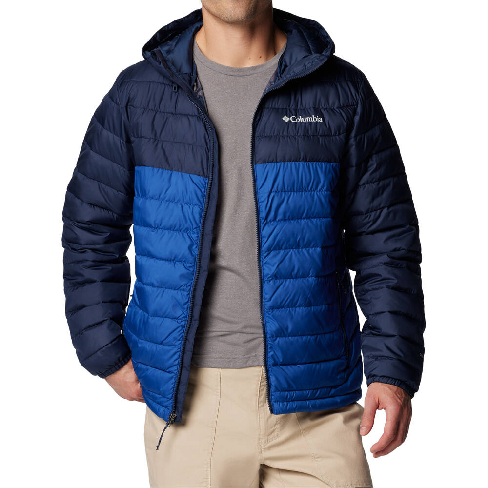 Columbia chaqueta outdoor hombre Powder Lite II Hooded Jacket vista detalle
