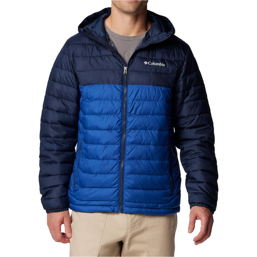 Columbia chaqueta outdoor hombre Powder Lite II Hooded Jacket vista frontal