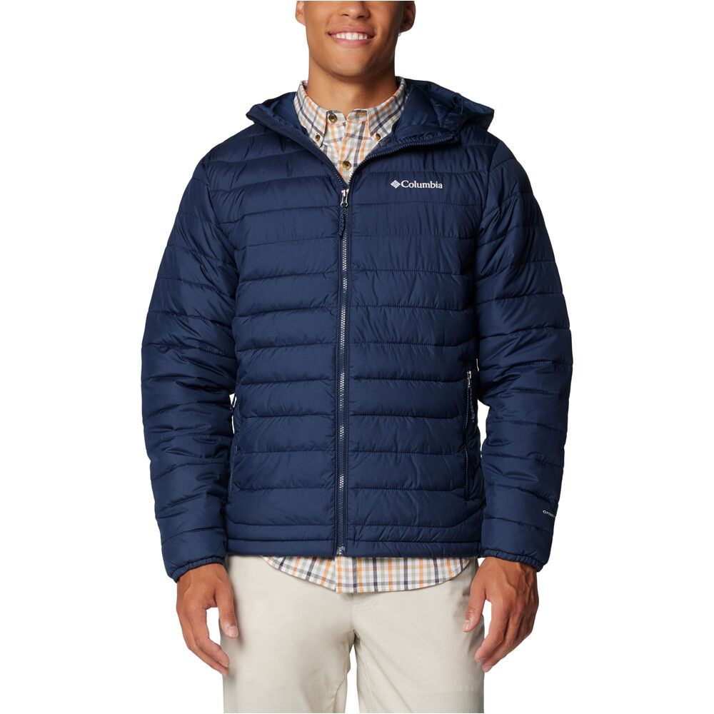 Columbia chaqueta outdoor hombre Powder Lite II Hooded Jacket vista frontal
