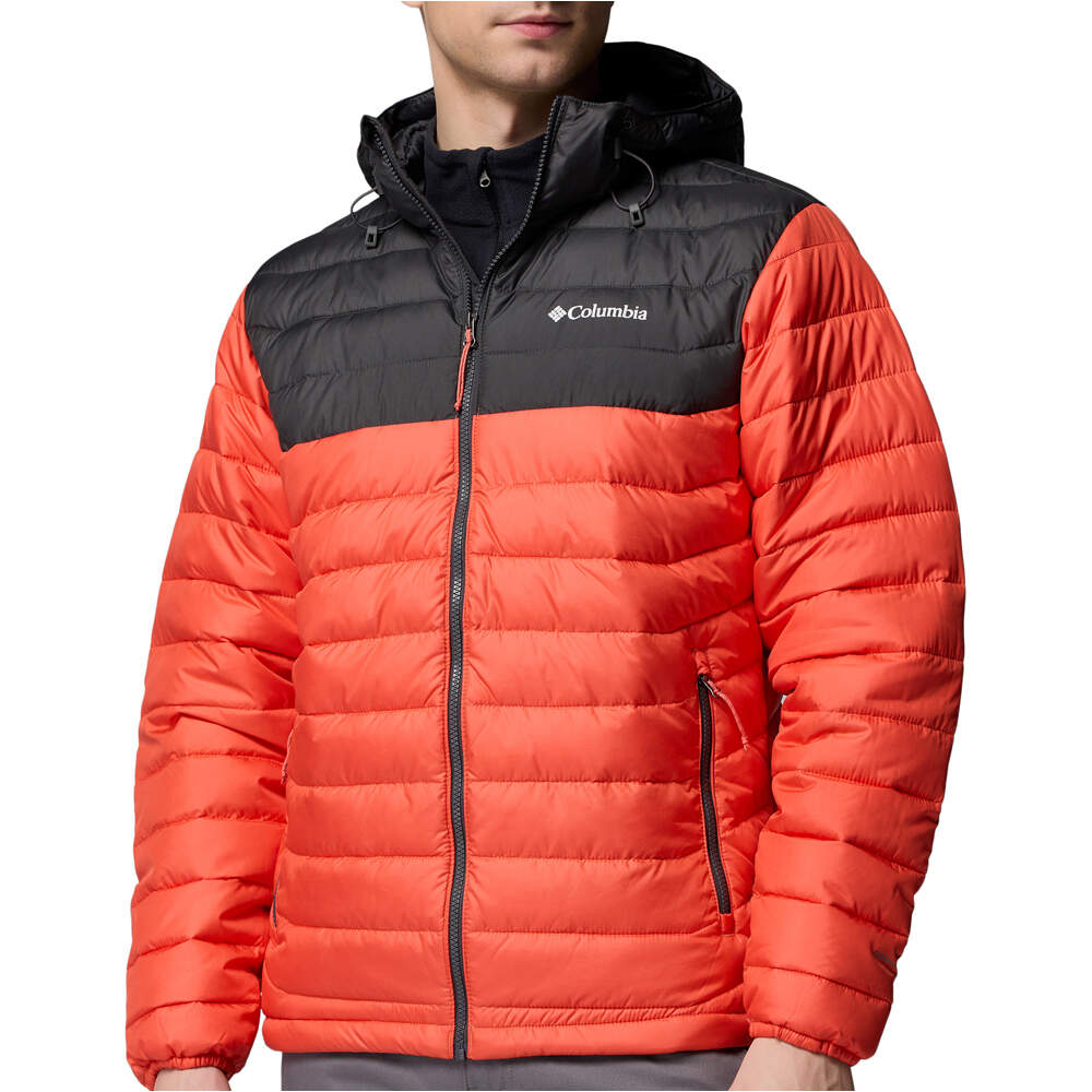 Columbia chaqueta outdoor hombre Powder Lite II Hooded Jacket vista frontal