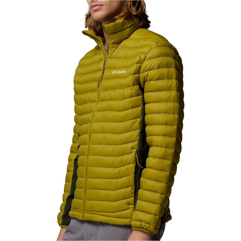 Columbia chaqueta outdoor hombre Powder Pass Hybrid Jacket vista detalle