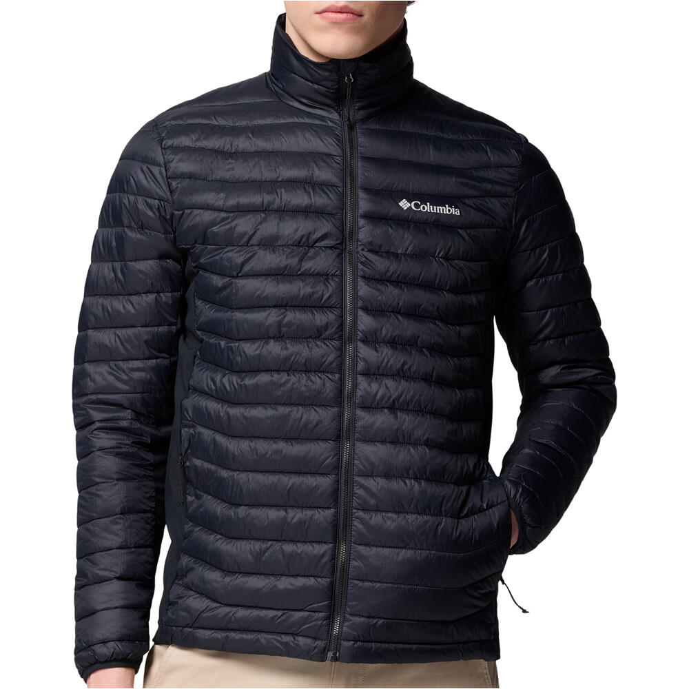 Columbia chaqueta outdoor hombre Powder Pass Hybrid Jacket vista frontal