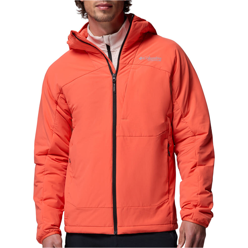 Columbia chaqueta outdoor hombre Silver Leaf Lite Hooded Jacket vista frontal