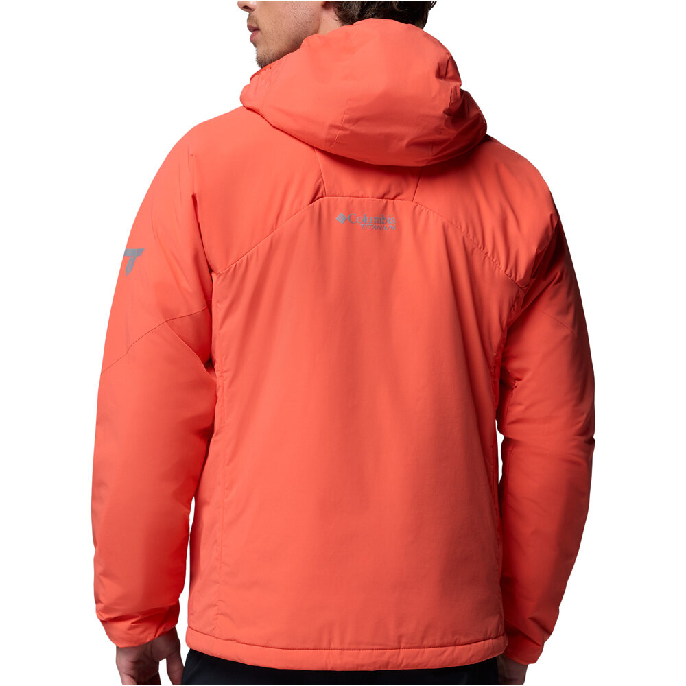 Columbia chaqueta outdoor hombre Silver Leaf Lite Hooded Jacket vista trasera