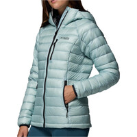 Columbia chaqueta outdoor mujer Arctic Crest Down Hooded Jacket vista detalle