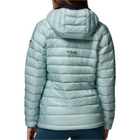 Columbia chaqueta outdoor mujer Arctic Crest Down Hooded Jacket vista trasera