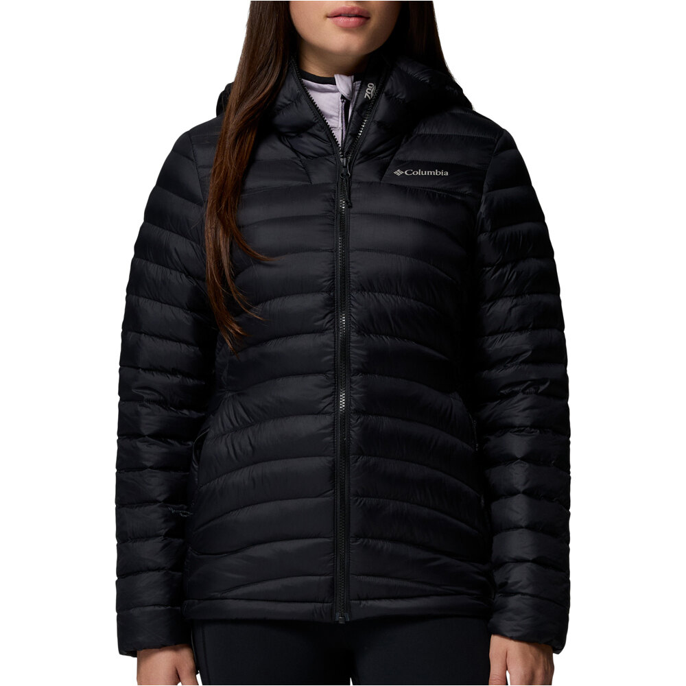 Columbia chaqueta outdoor mujer Corelite Down Hooded Jacket vista frontal