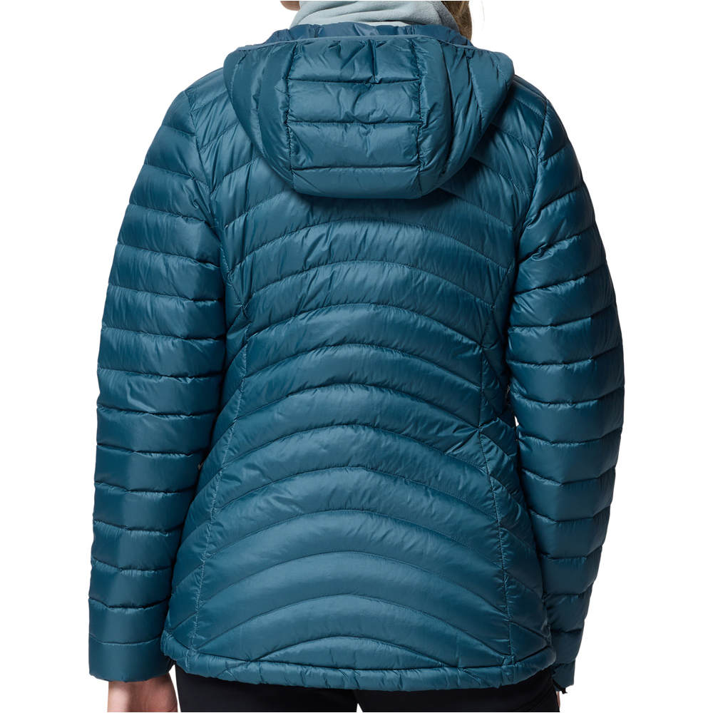 Columbia chaqueta outdoor mujer Corelite Down Hooded Jacket vista trasera