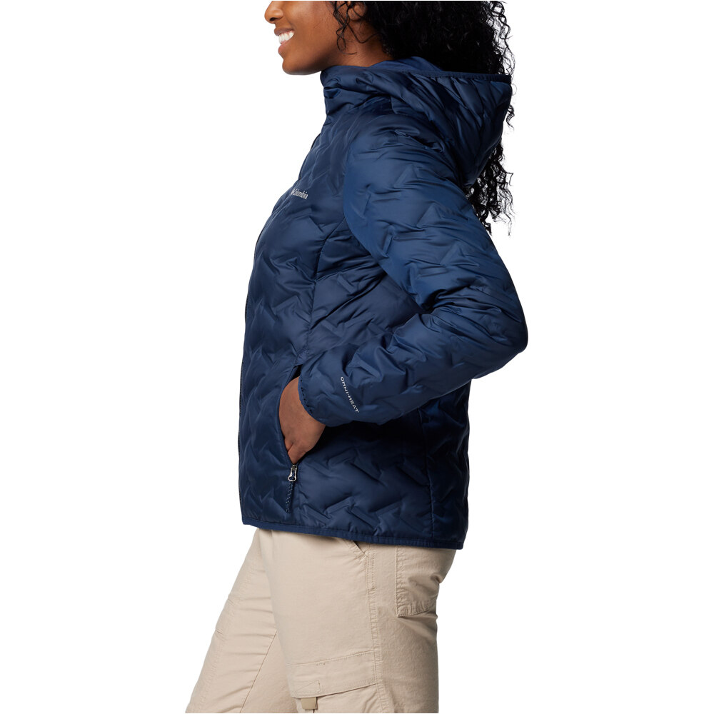 Columbia chaqueta outdoor mujer Delta Ridge II Down Hooded Jacket vista detalle