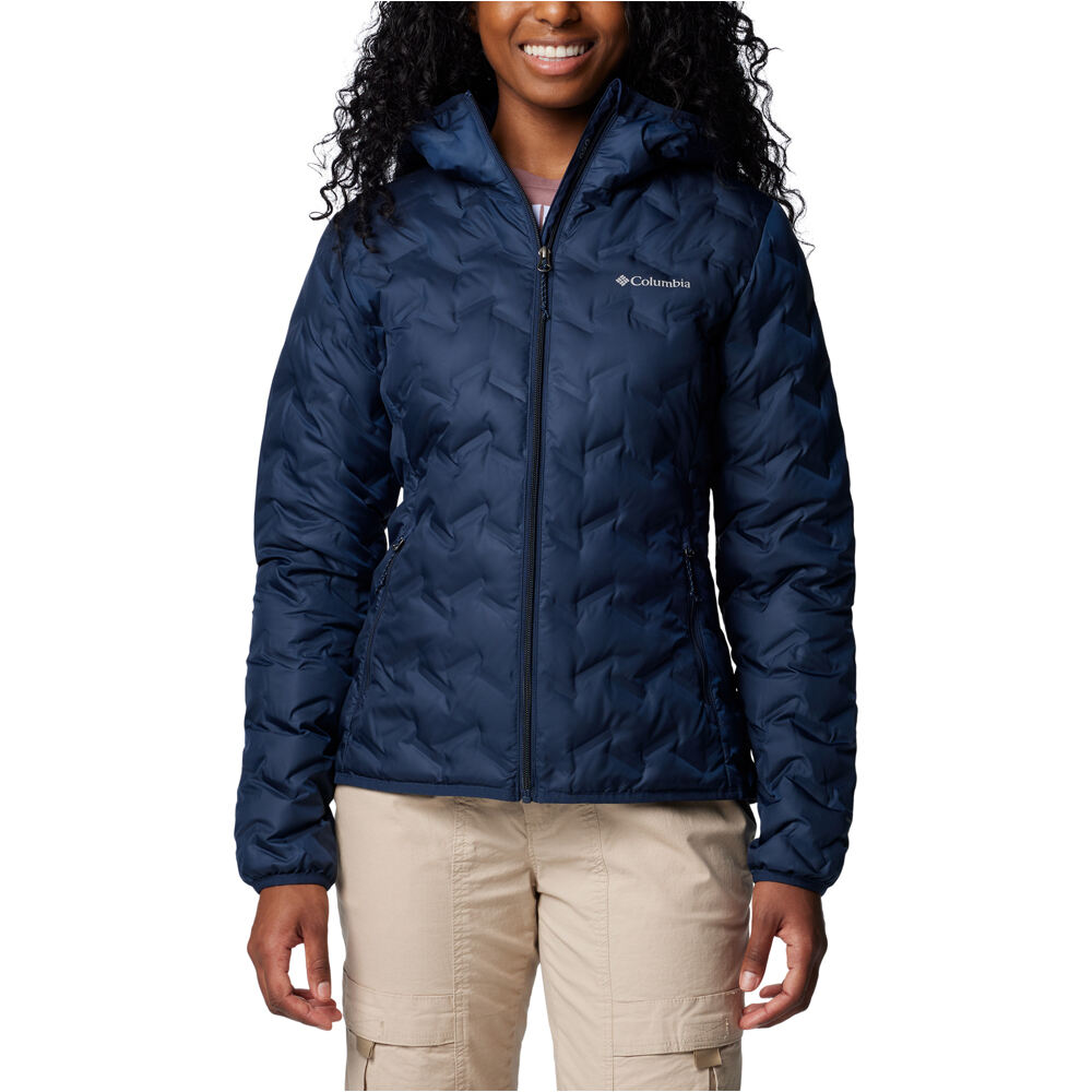 Columbia chaqueta outdoor mujer Delta Ridge II Down Hooded Jacket vista frontal