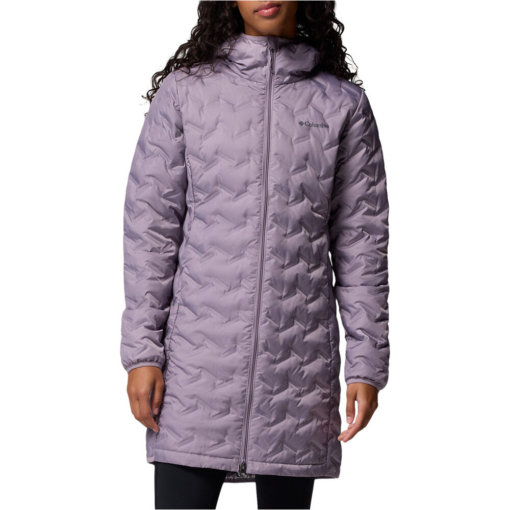 Columbia chaqueta outdoor mujer Delta Ridge II Long Down Jacket vista frontal