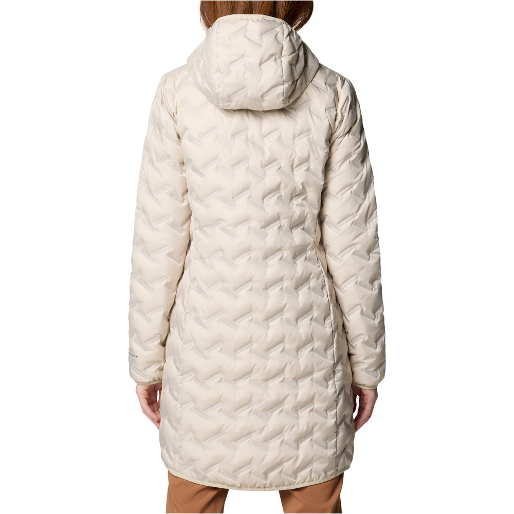 Columbia chaqueta outdoor mujer Delta Ridge II Long Down Jacket vista trasera