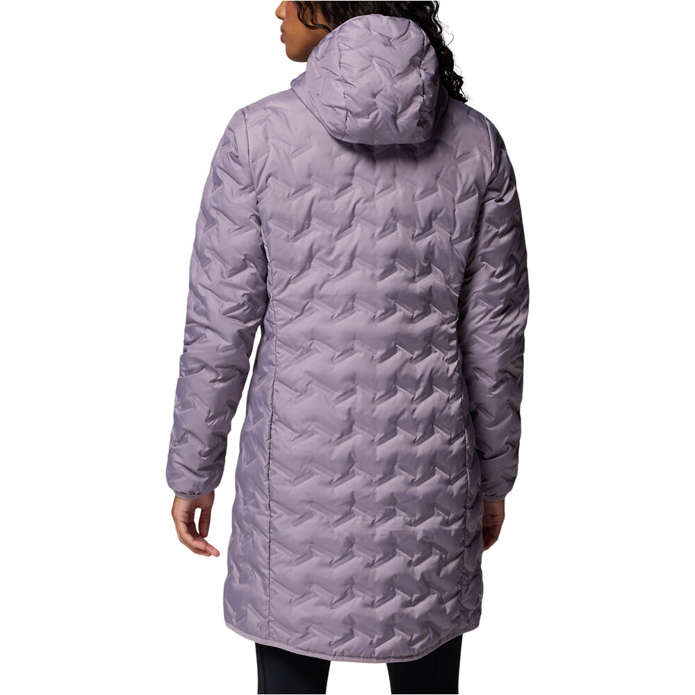 Columbia chaqueta outdoor mujer Delta Ridge II Long Down Jacket vista trasera