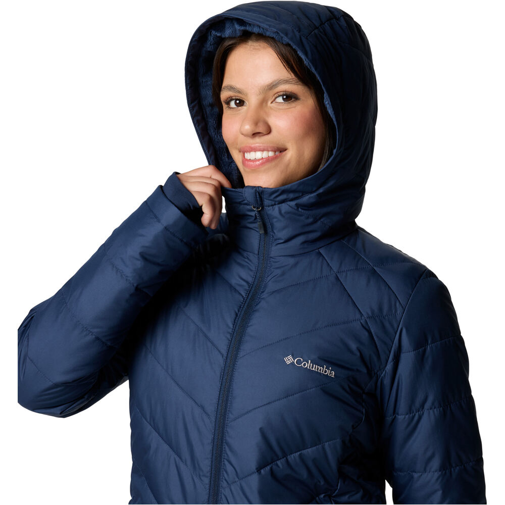 Columbia chaqueta outdoor mujer Heavenly Long Hooded Jacket 03