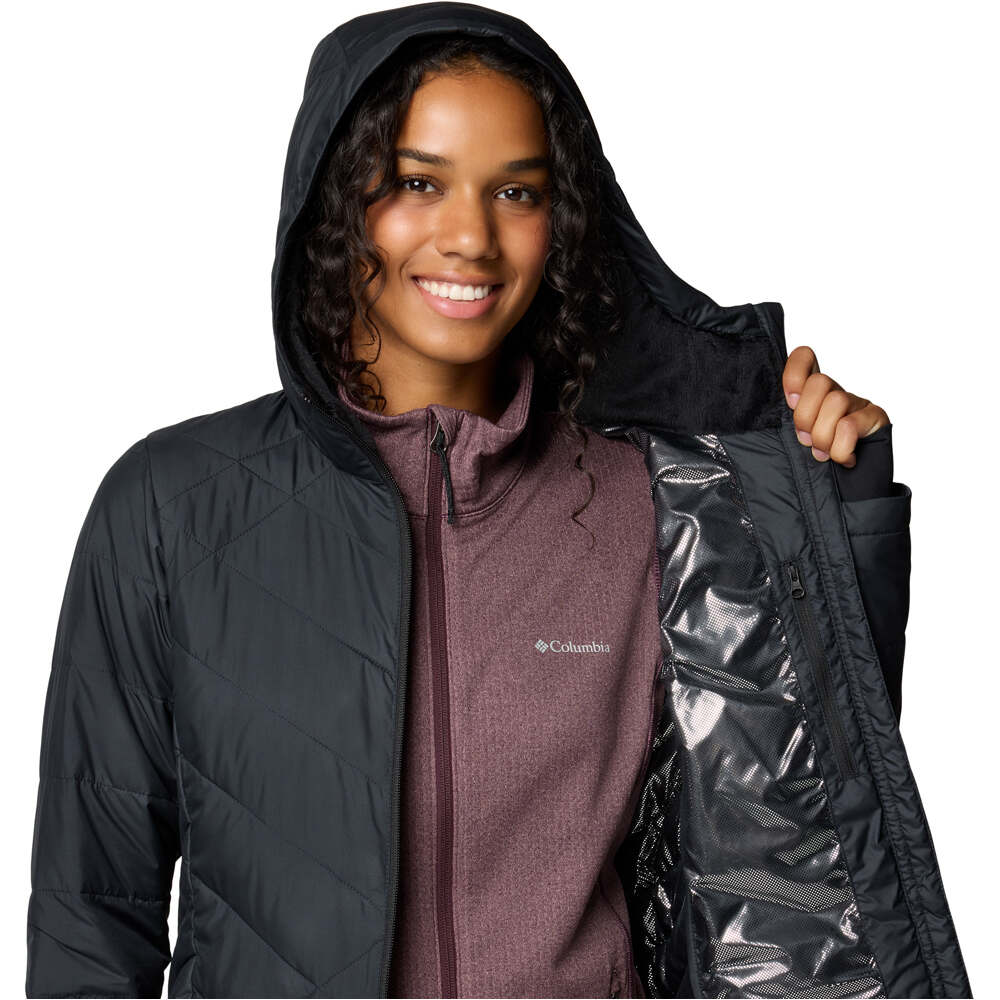 Columbia chaqueta outdoor mujer Heavenly Long Hooded Jacket 05