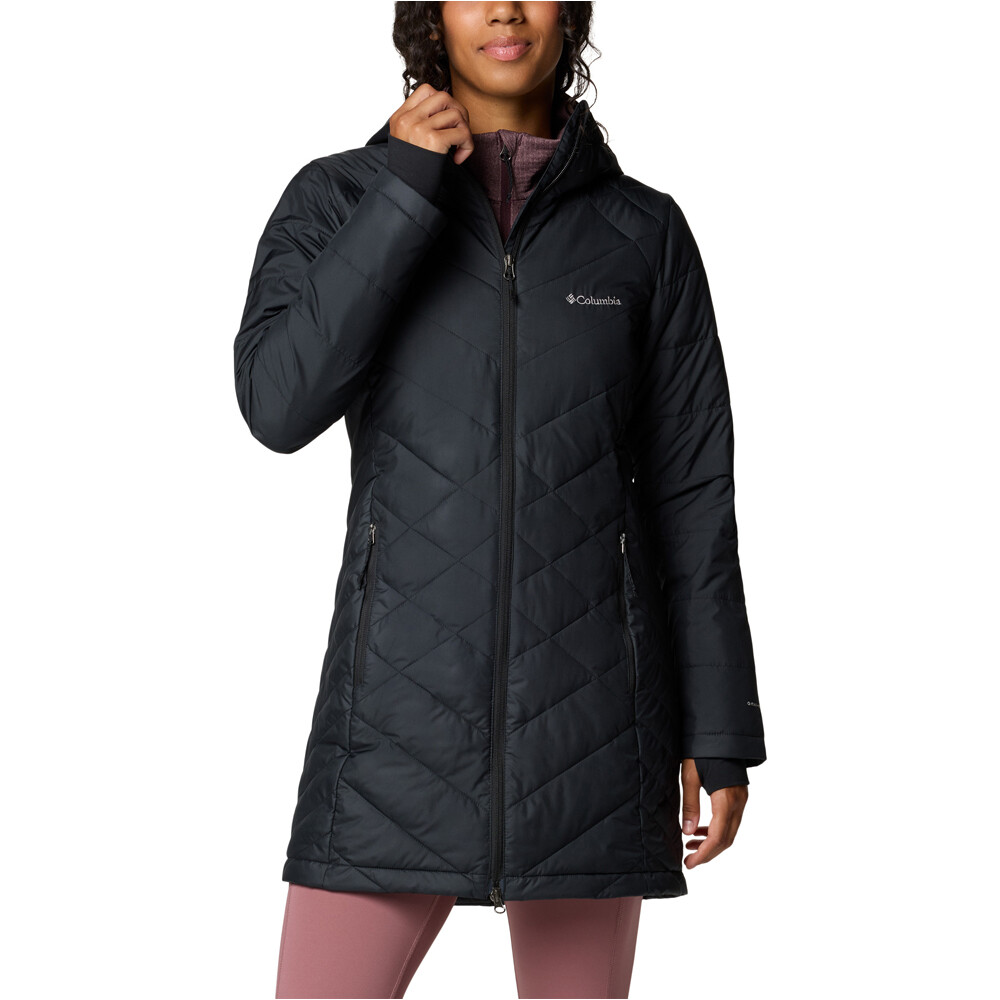 Columbia chaqueta outdoor mujer Heavenly Long Hooded Jacket vista frontal