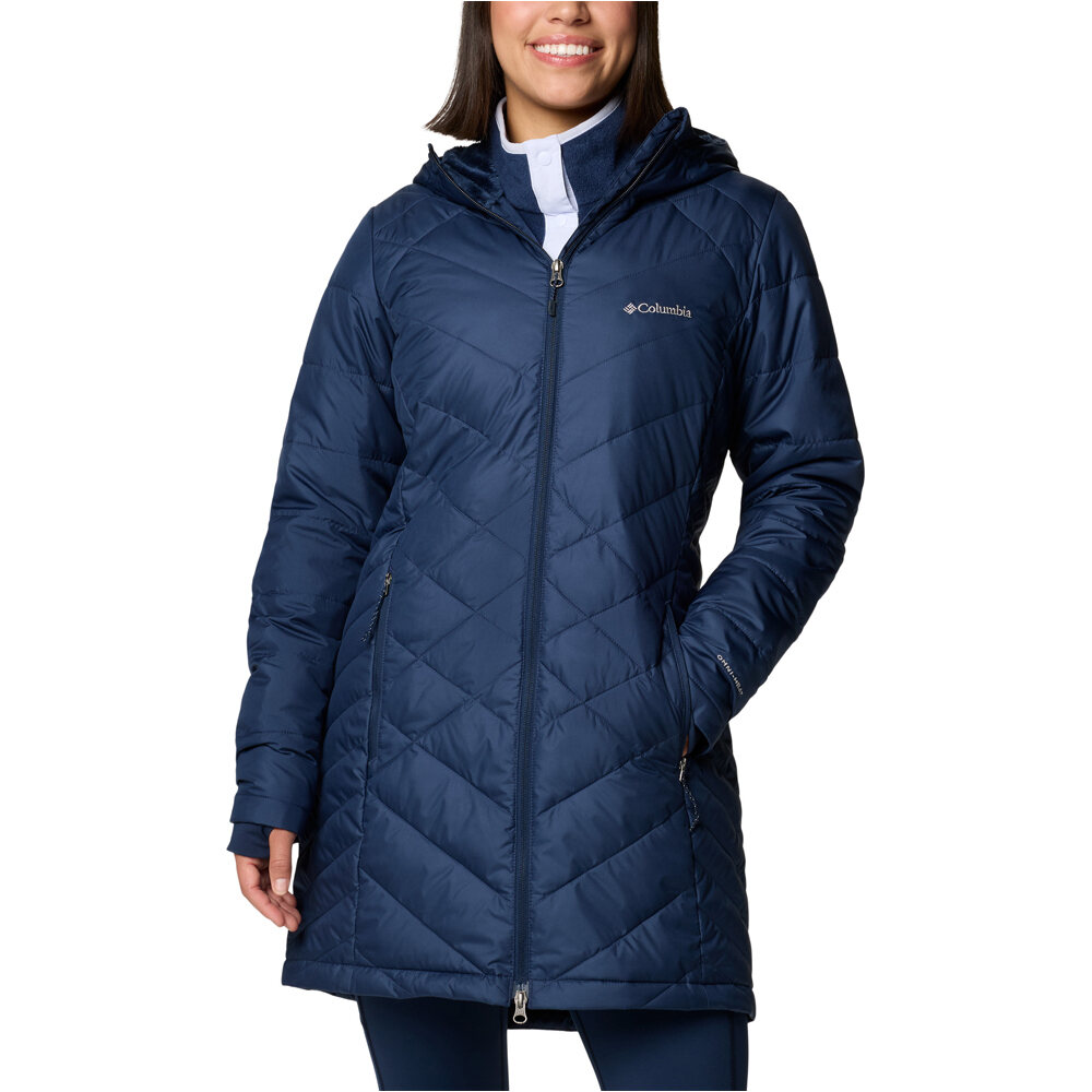 Columbia chaqueta outdoor mujer Heavenly Long Hooded Jacket vista frontal