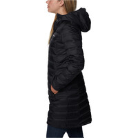 Columbia chaqueta outdoor mujer Lake 22 II Down Long Hooded Jacket vista detalle
