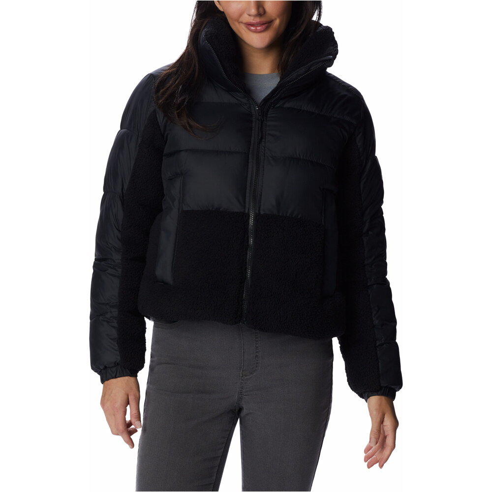Columbia chaqueta outdoor mujer Leadbetter Point II Sherpa Hybrid vista frontal