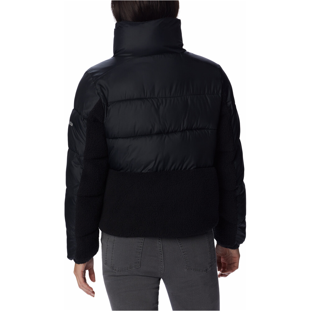 Columbia chaqueta outdoor mujer Leadbetter Point II Sherpa Hybrid vista trasera