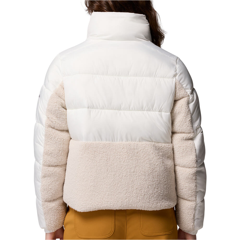 Columbia chaqueta outdoor mujer Leadbetter Point II Sherpa Hybrid vista trasera