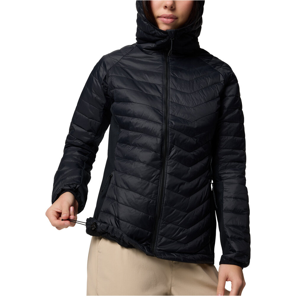 Columbia chaqueta outdoor mujer Powder Pass II Hybrid Hooded Jacket 05