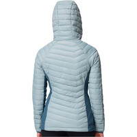 Columbia chaqueta outdoor mujer Powder Pass II Hybrid Hooded Jacket vista trasera