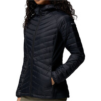 Columbia chaqueta outdoor mujer Powder Pass III Hybrid Hdd Jkt vista detalle