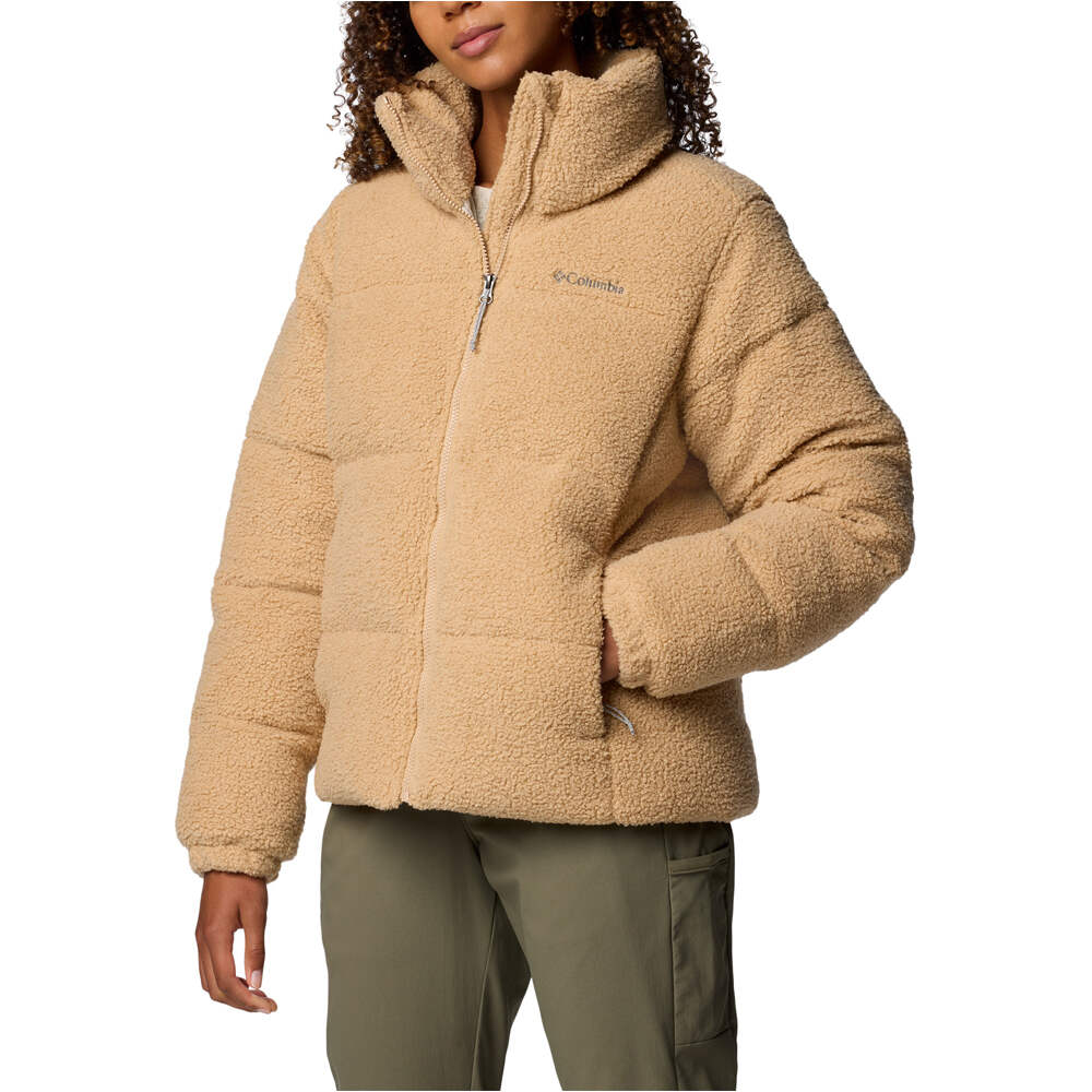 Columbia chaqueta outdoor mujer Puffect Sherpa Jacket vista detalle
