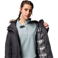 Columbia chaqueta outdoor mujer Suttle Mountain Long Insulated Jacket vista detalle