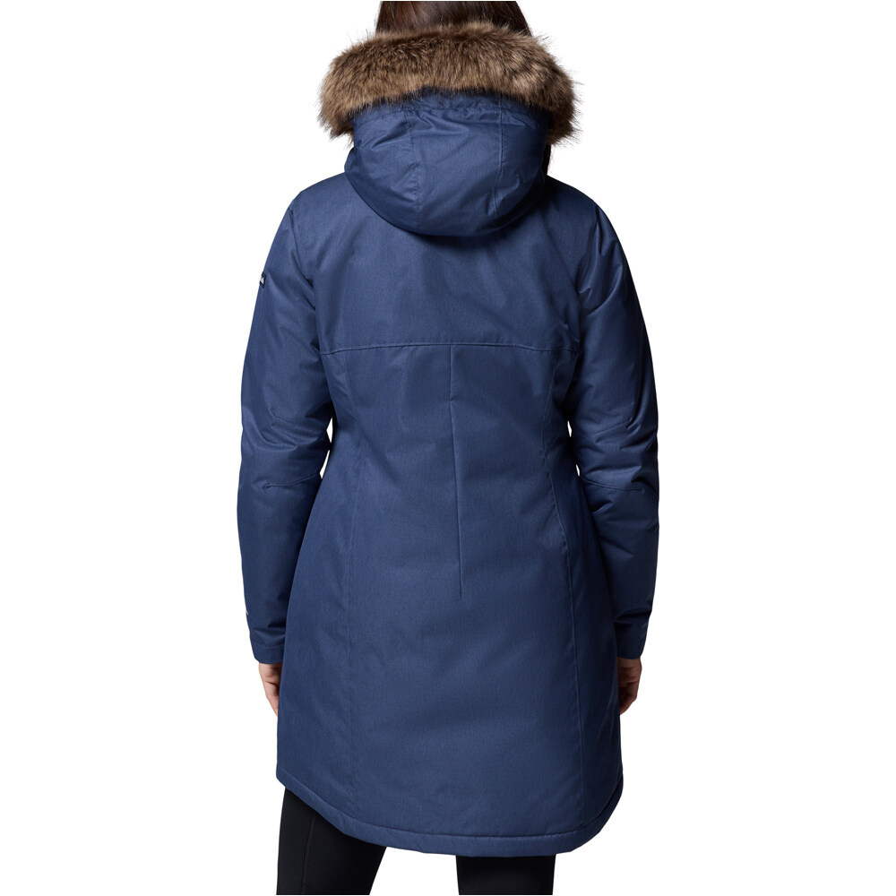 Columbia chaqueta outdoor mujer Suttle Mountain Long Insulated Jacket vista trasera
