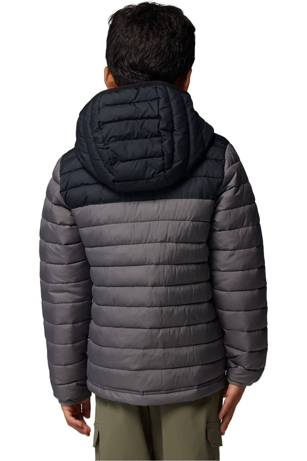 Columbia chaqueta outdoor niño Powder Lite II Hooded Jacket vista trasera