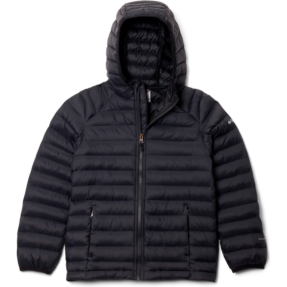 Columbia chaqueta outdoor niño Powder Pass Hooded Jacket vista frontal