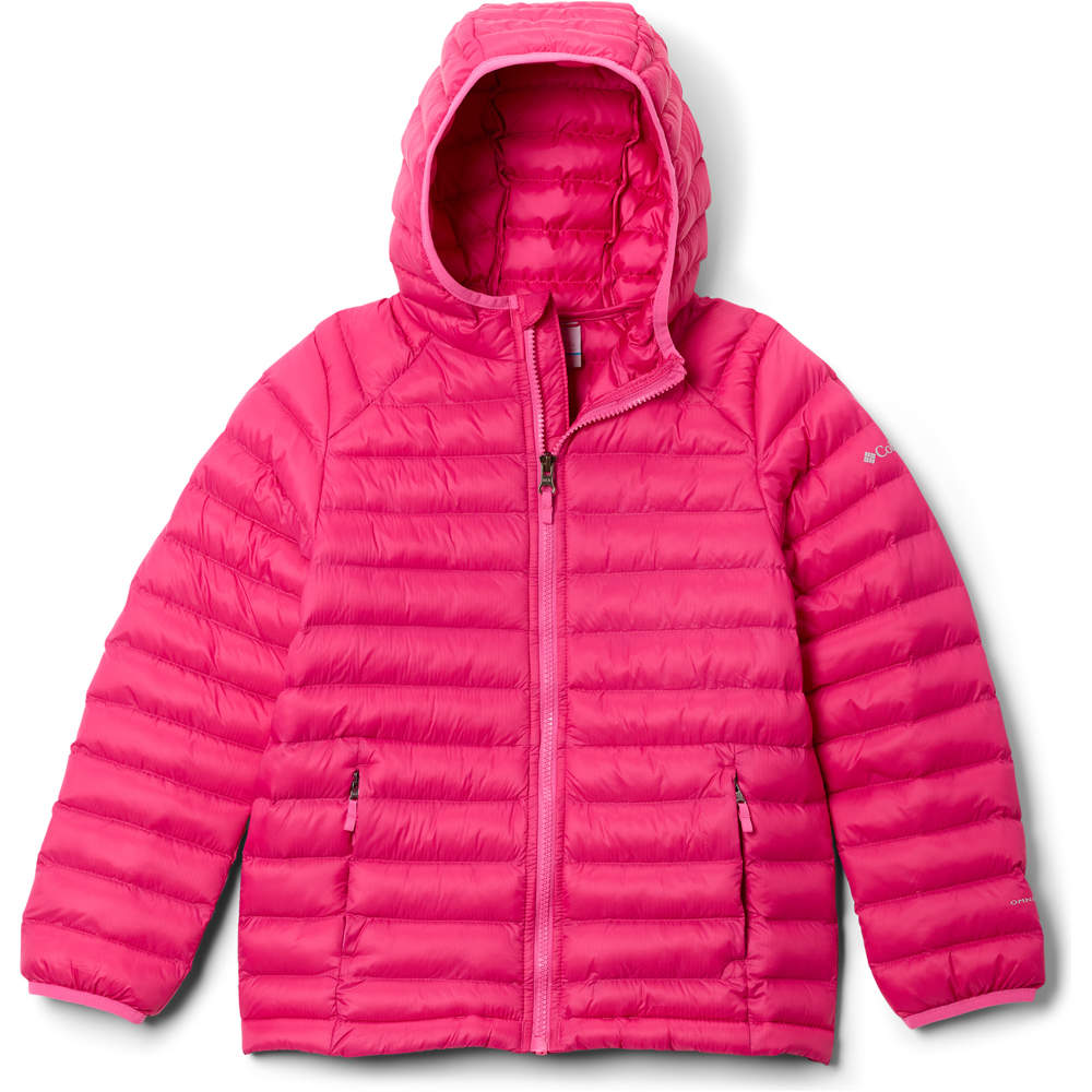 Columbia chaqueta outdoor niño Powder Pass Hooded Jacket vista frontal
