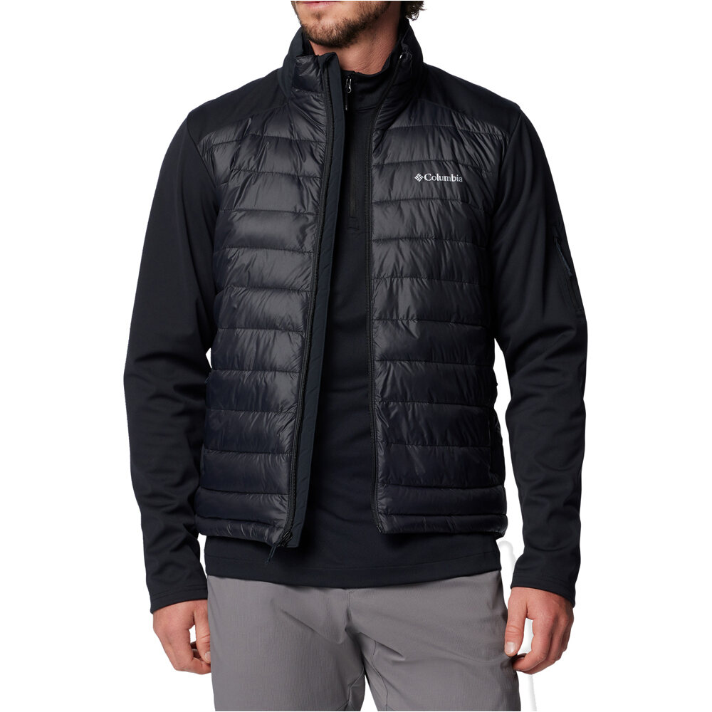Columbia chaqueta softshell hombre Columbia Tech Hybrid Softshell vista detalle