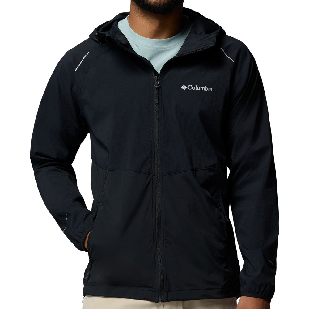 Columbia chaqueta softshell hombre Columbia Tech II Wind Full Zip vista frontal