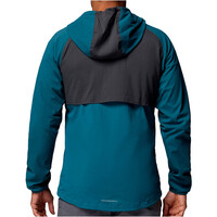 Columbia chaqueta softshell hombre Columbia Tech  II Wind Full Zip vista trasera