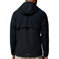 Columbia chaqueta softshell hombre Columbia Tech II Wind Full Zip vista trasera