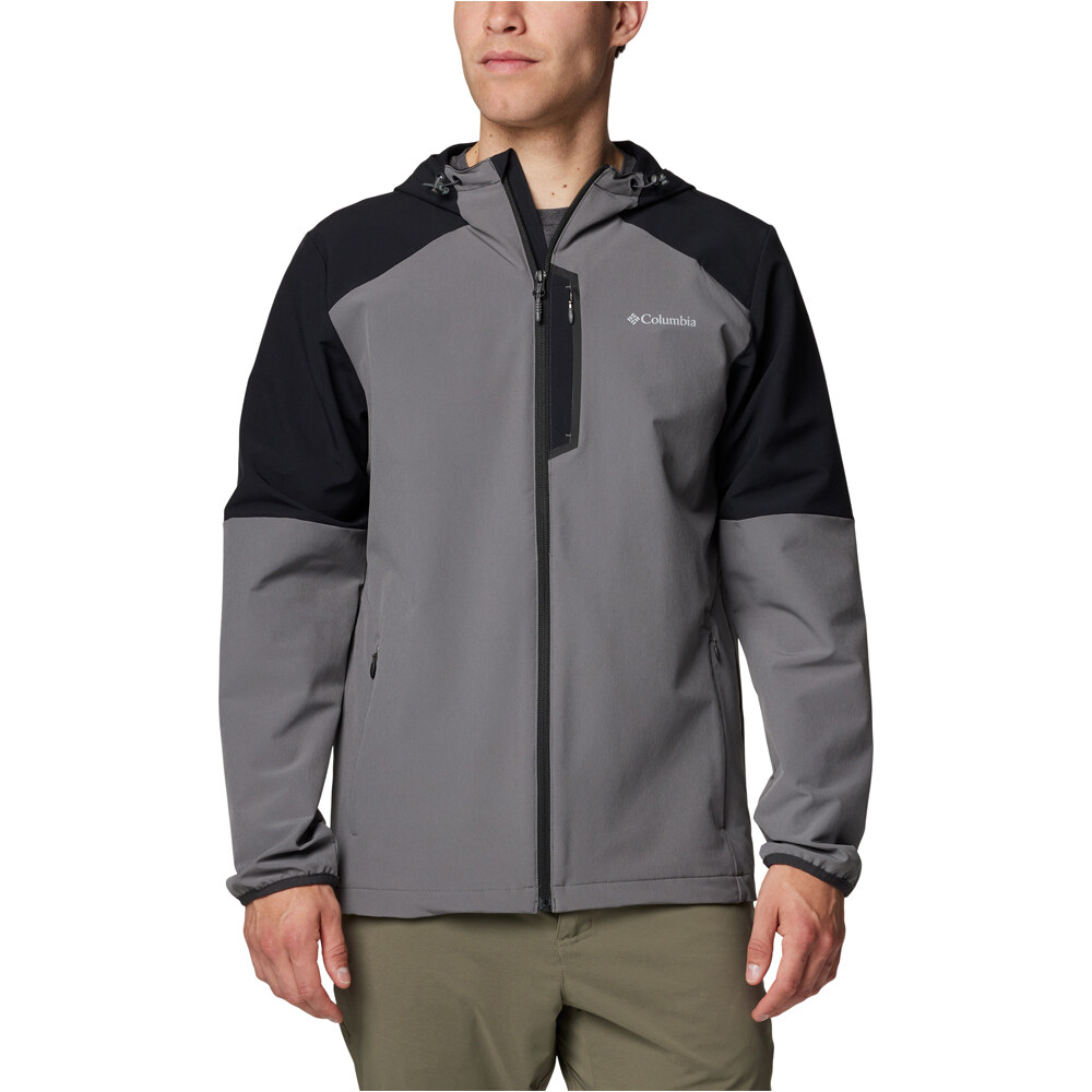 Columbia chaqueta softshell hombre Columbia Tech Softshell Hoodie vista frontal