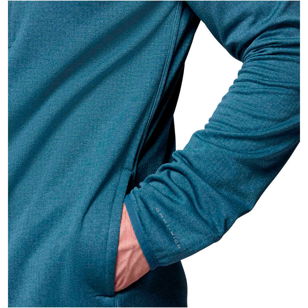 Columbia chaqueta softshell hombre Essential Hike  Grid Fleece Full Zip 06