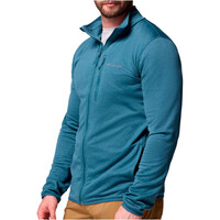Columbia chaqueta softshell hombre Essential Hike  Grid Fleece Full Zip vista detalle